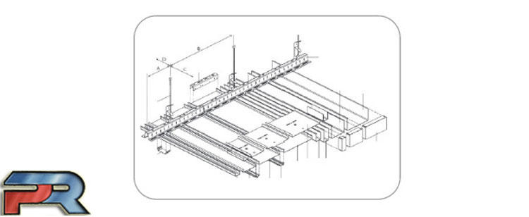 GYPSUM CEILING SECTION - Technical Drawing